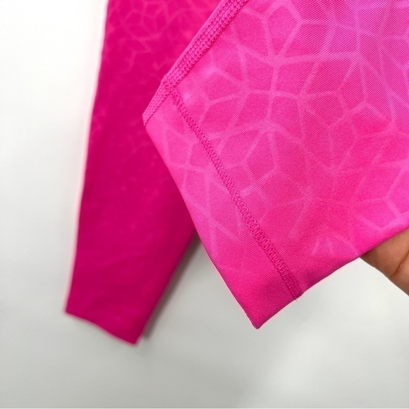 UNDER ARMOUR YOUTH Girl's Hot Pink Activewear Leggings Size Youth XL - Picture 4 of 10